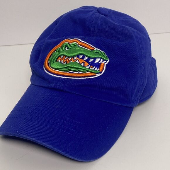 Florida Gators Blue Strap Back Adjustable Baseball Hat Cap Embroidered Logo - Picture 2 of 8